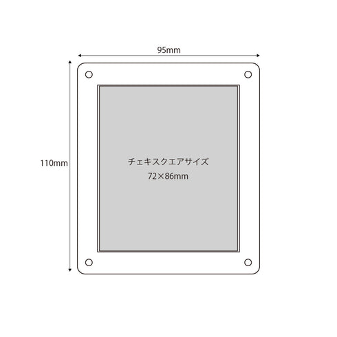 スキニースライド チェキフレーム アンティークレリーフ