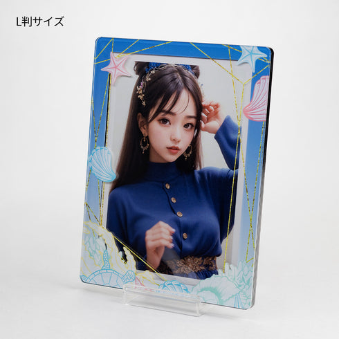 スキニースライド フォトフレーム シェルビーチ