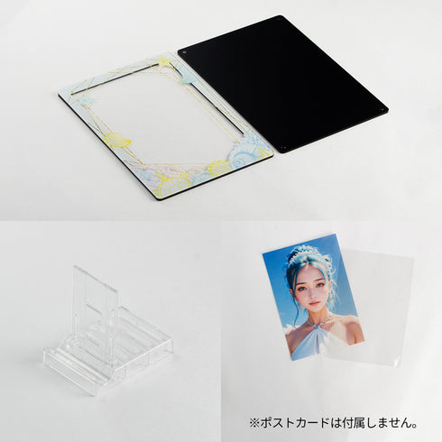 スキニースライド ポストカードフレーム シェルビーチ